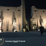 Luxor temple at night