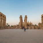 Luxor temple courtyard