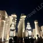 luxor temple at night luxor egypt 2
